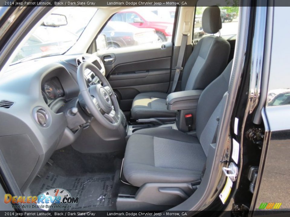 2014 Jeep Patriot Latitude Black / Dark Slate Gray Photo #6