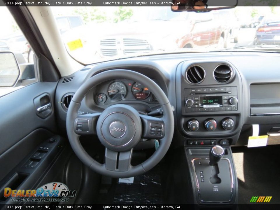 2014 Jeep Patriot Latitude Black / Dark Slate Gray Photo #8