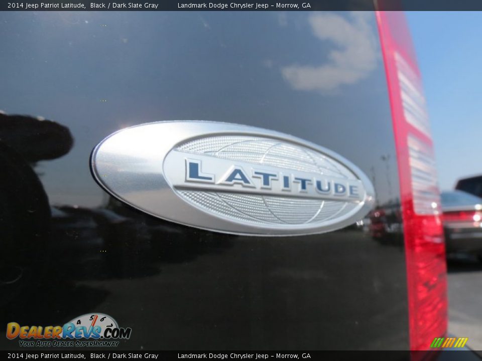2014 Jeep Patriot Latitude Black / Dark Slate Gray Photo #10