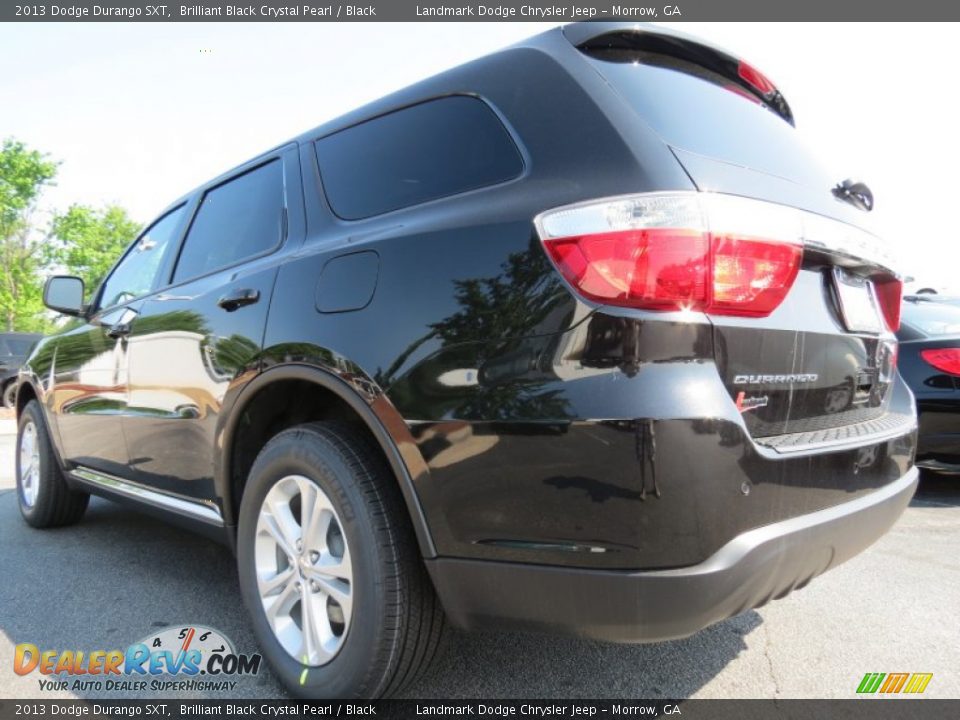 2013 Dodge Durango SXT Brilliant Black Crystal Pearl / Black Photo #2