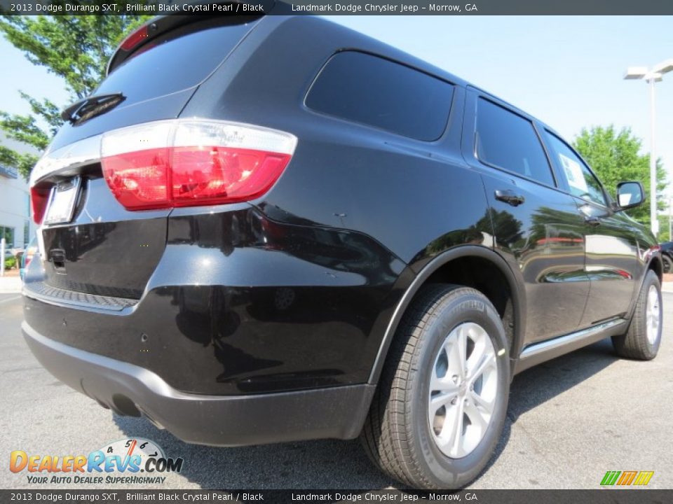 2013 Dodge Durango SXT Brilliant Black Crystal Pearl / Black Photo #3