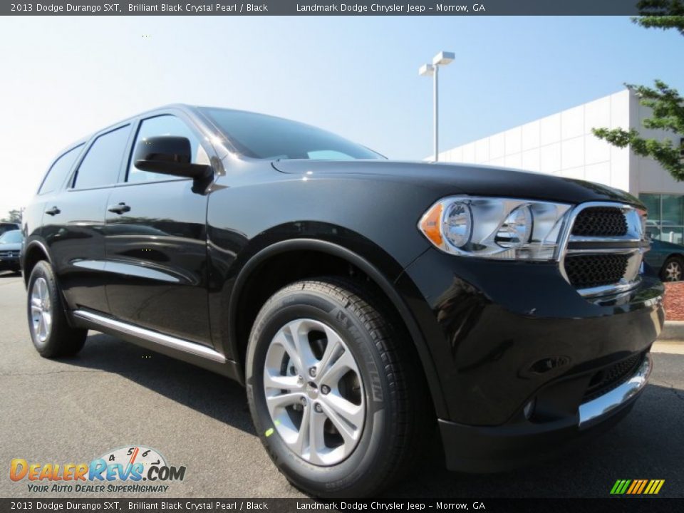 2013 Dodge Durango SXT Brilliant Black Crystal Pearl / Black Photo #4