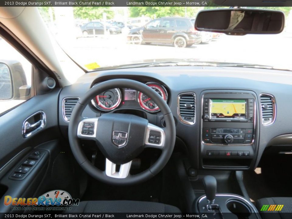 2013 Dodge Durango SXT Brilliant Black Crystal Pearl / Black Photo #8
