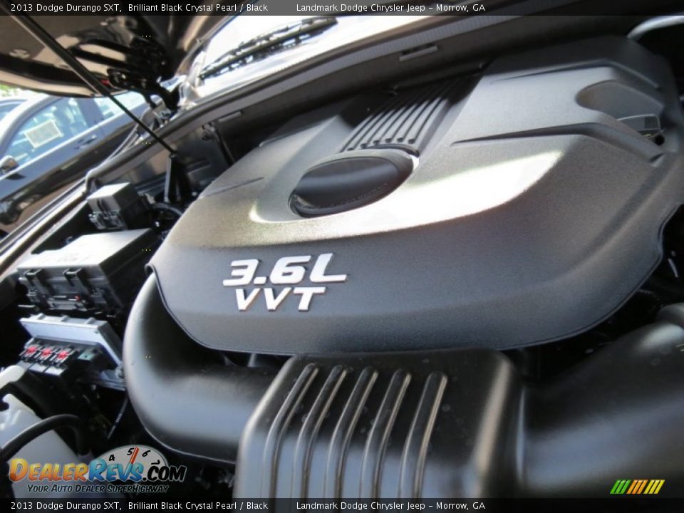 2013 Dodge Durango SXT Brilliant Black Crystal Pearl / Black Photo #10