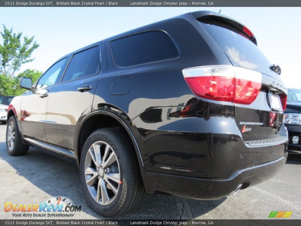 2013 Dodge Durango SXT Brilliant Black Crystal Pearl / Black Photo #2