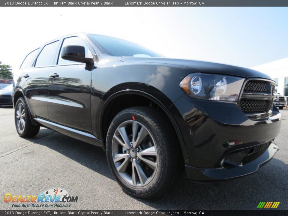 2013 Dodge Durango SXT Brilliant Black Crystal Pearl / Black Photo #4