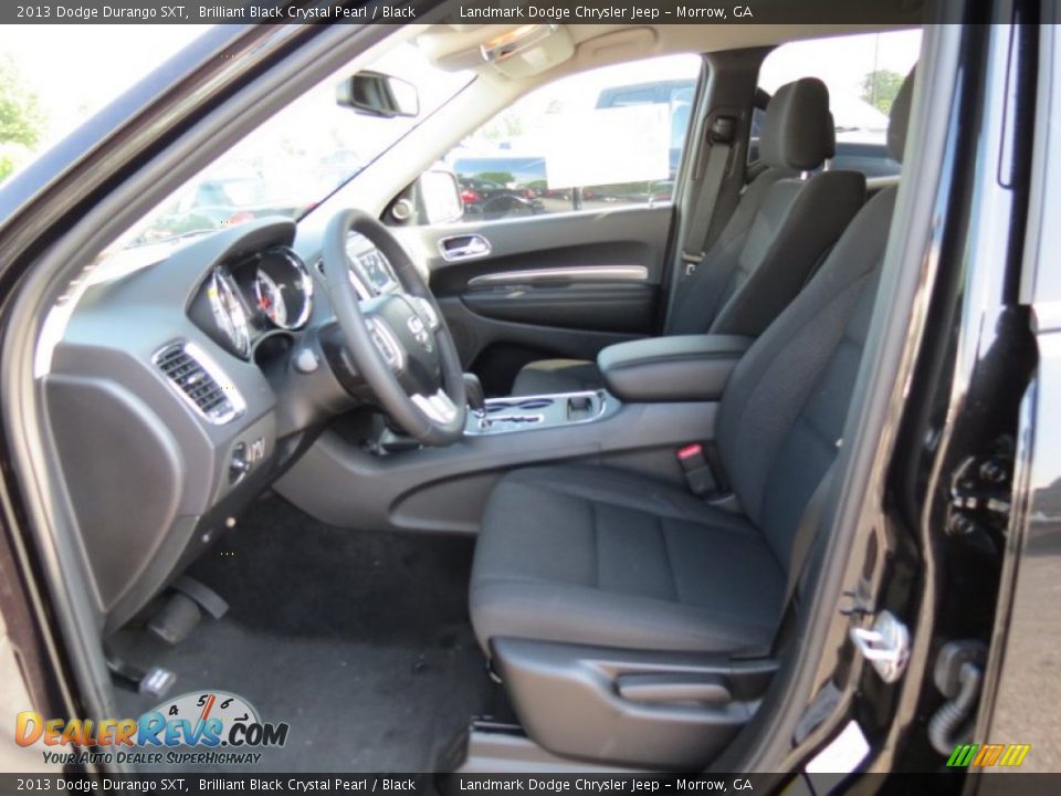 2013 Dodge Durango SXT Brilliant Black Crystal Pearl / Black Photo #6
