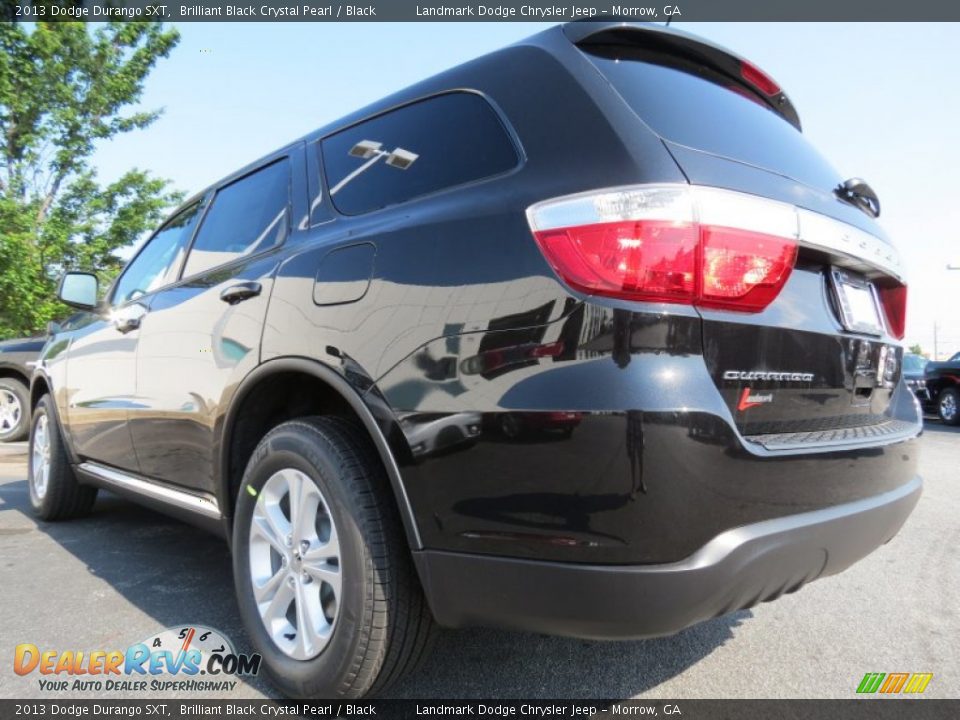 2013 Dodge Durango SXT Brilliant Black Crystal Pearl / Black Photo #2