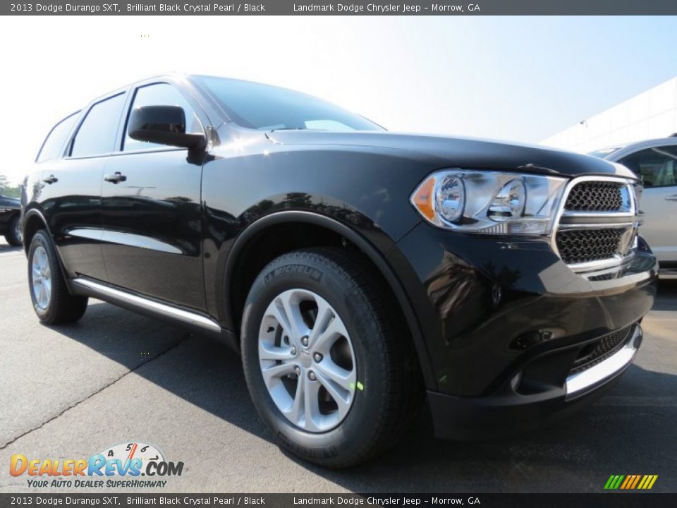 2013 Dodge Durango SXT Brilliant Black Crystal Pearl / Black Photo #4