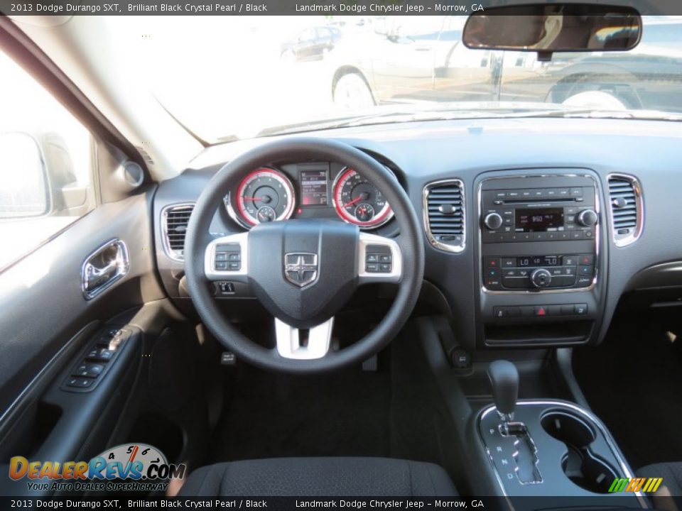 2013 Dodge Durango SXT Brilliant Black Crystal Pearl / Black Photo #8