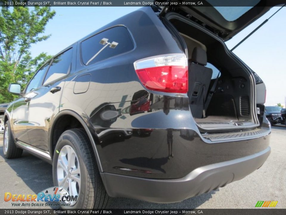2013 Dodge Durango SXT Brilliant Black Crystal Pearl / Black Photo #9