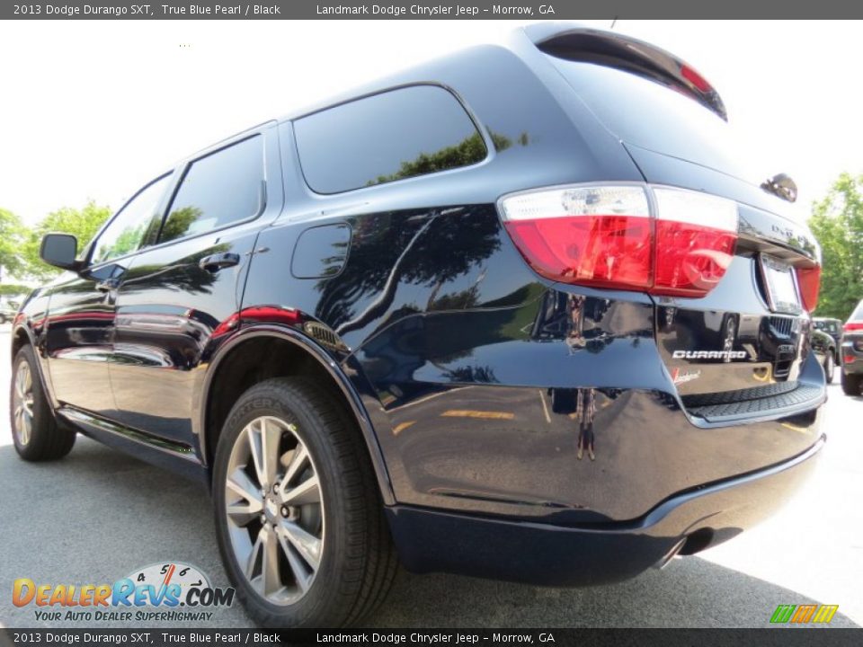 2013 Dodge Durango SXT True Blue Pearl / Black Photo #2