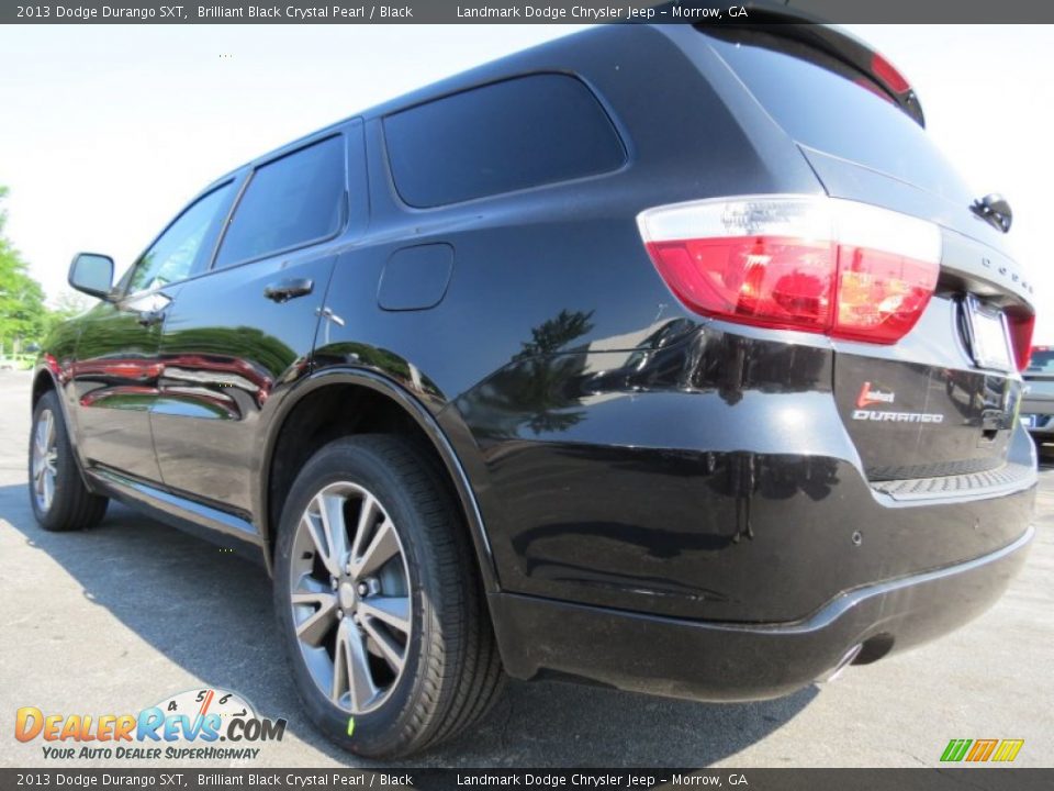 2013 Dodge Durango SXT Brilliant Black Crystal Pearl / Black Photo #2