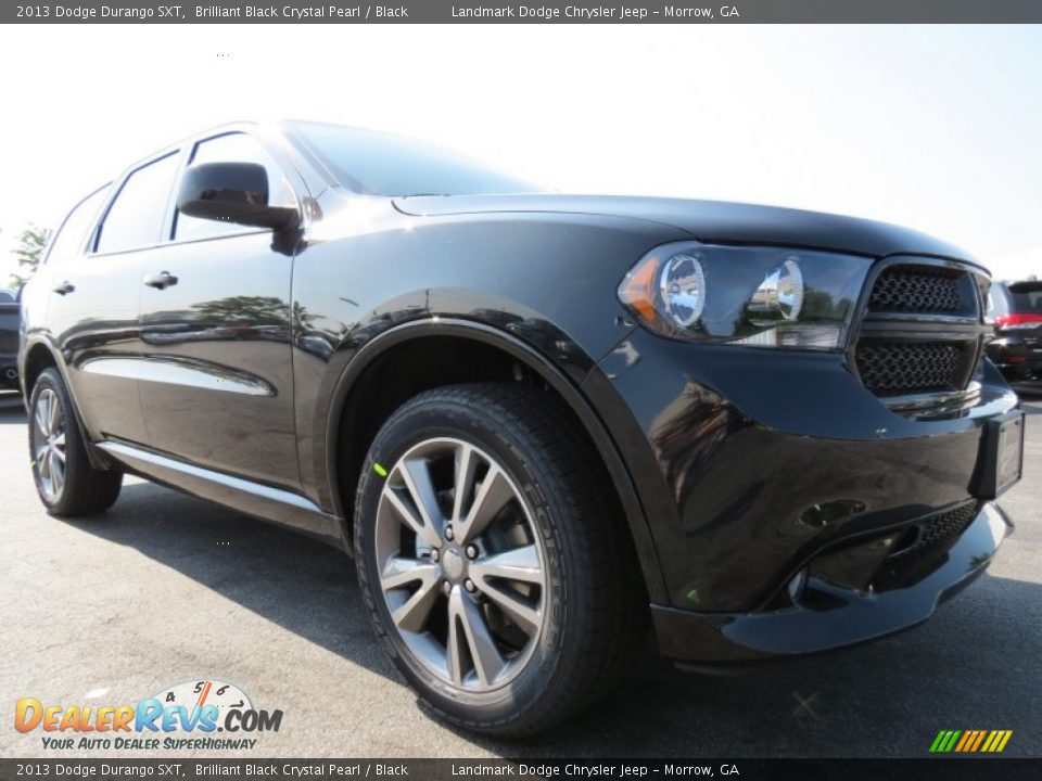 2013 Dodge Durango SXT Brilliant Black Crystal Pearl / Black Photo #4