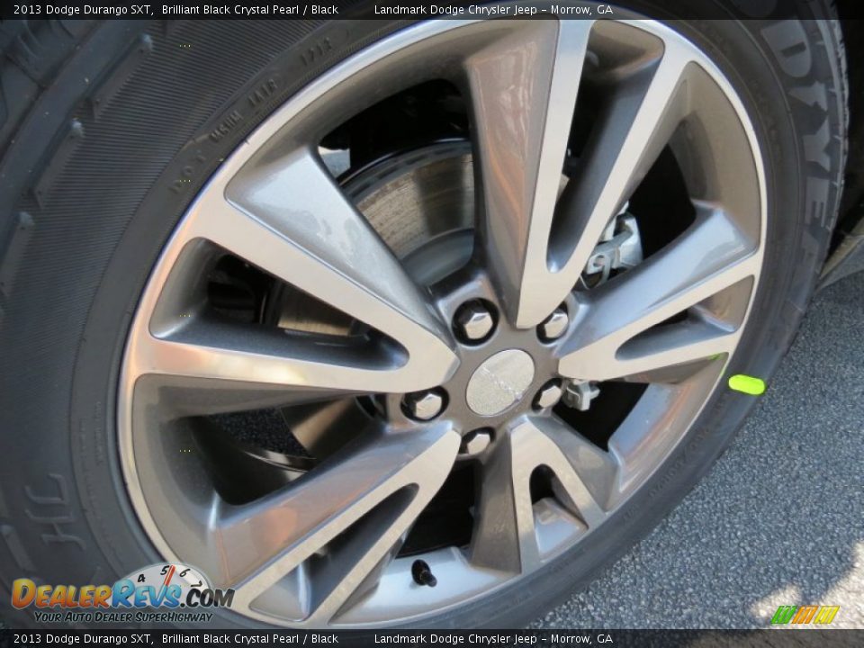 2013 Dodge Durango SXT Brilliant Black Crystal Pearl / Black Photo #5