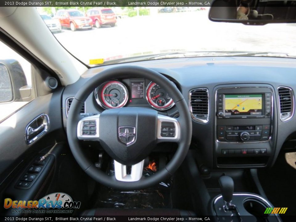 2013 Dodge Durango SXT Brilliant Black Crystal Pearl / Black Photo #8