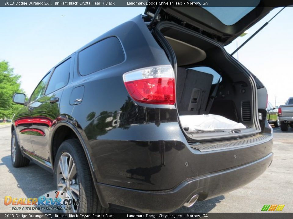2013 Dodge Durango SXT Brilliant Black Crystal Pearl / Black Photo #9