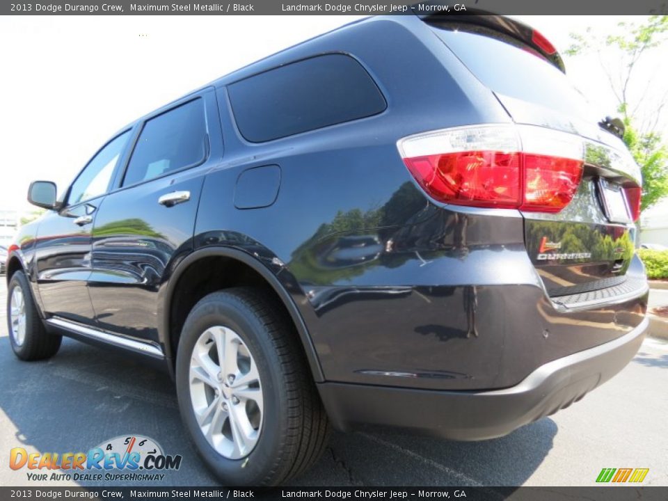 2013 Dodge Durango Crew Maximum Steel Metallic / Black Photo #2