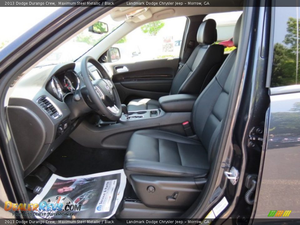 2013 Dodge Durango Crew Maximum Steel Metallic / Black Photo #6