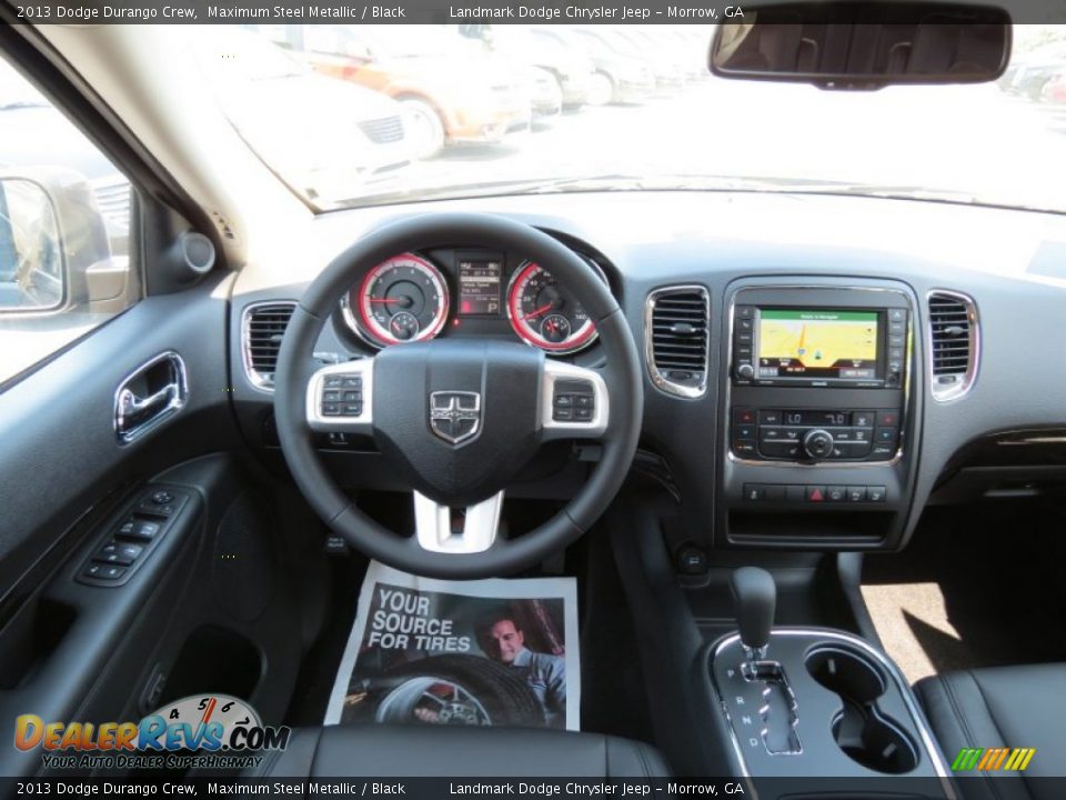 2013 Dodge Durango Crew Maximum Steel Metallic / Black Photo #8