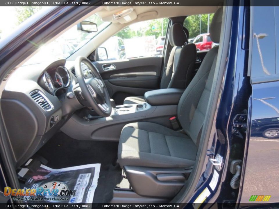 2013 Dodge Durango SXT True Blue Pearl / Black Photo #6