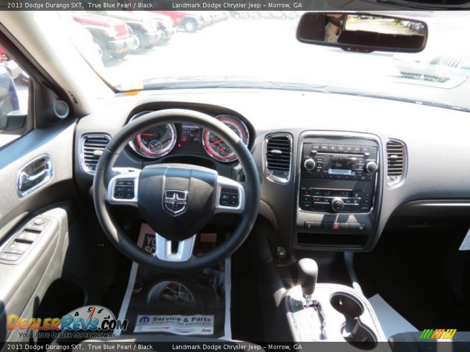 2013 Dodge Durango SXT True Blue Pearl / Black Photo #8