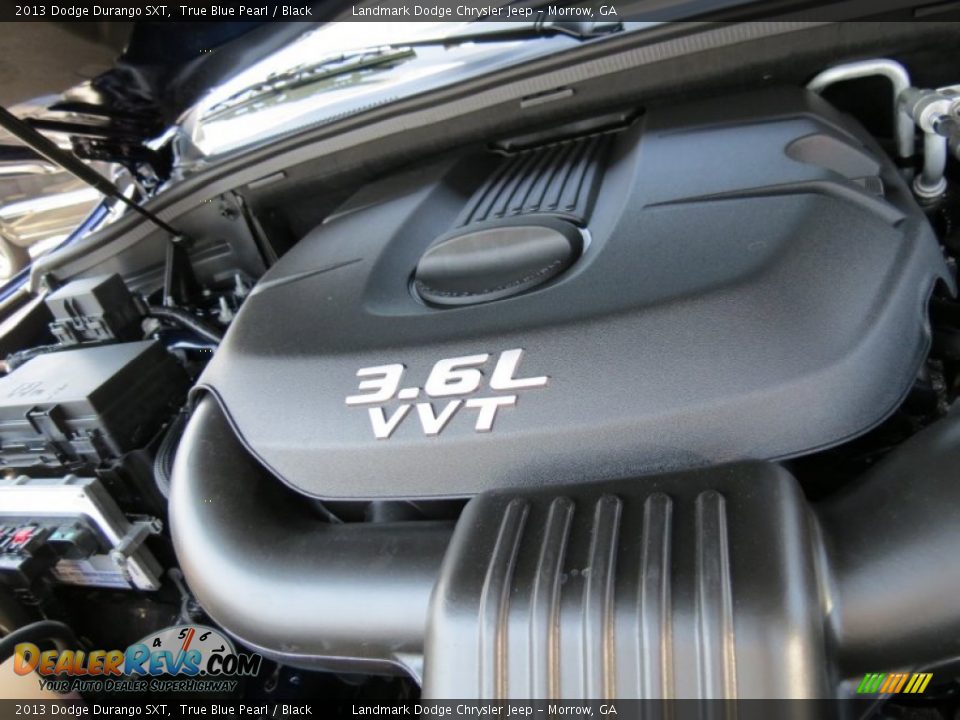 2013 Dodge Durango SXT True Blue Pearl / Black Photo #9