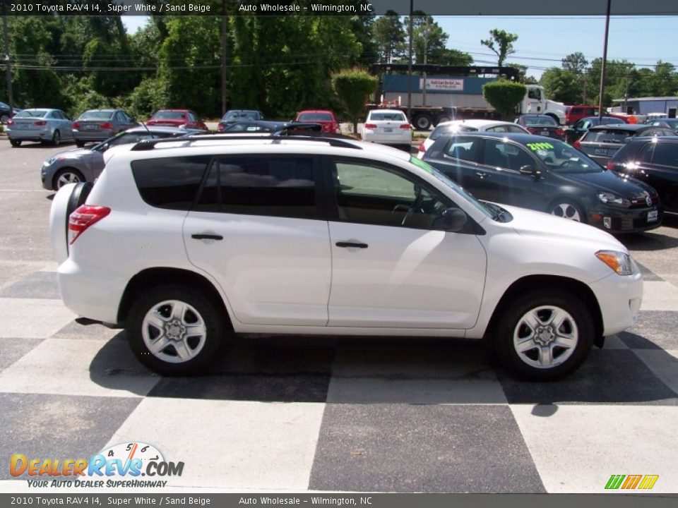 2010 Toyota RAV4 I4 Super White / Sand Beige Photo #3