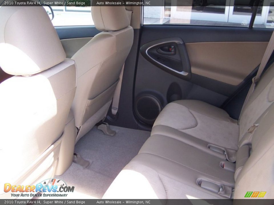 2010 Toyota RAV4 I4 Super White / Sand Beige Photo #12
