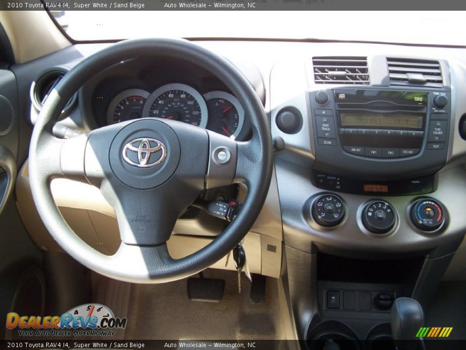 2010 Toyota RAV4 I4 Super White / Sand Beige Photo #15