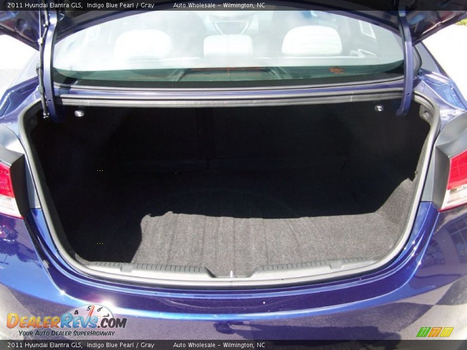 2011 Hyundai Elantra GLS Indigo Blue Pearl / Gray Photo #5