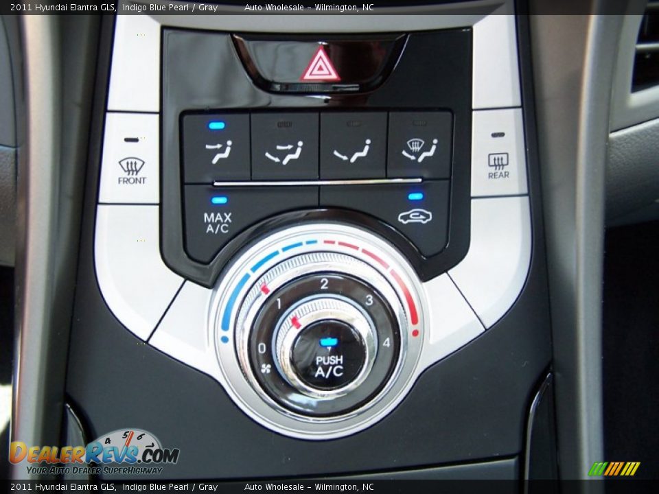 2011 Hyundai Elantra GLS Indigo Blue Pearl / Gray Photo #18