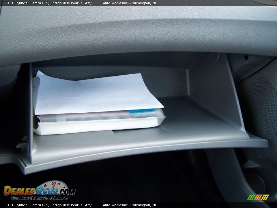 2011 Hyundai Elantra GLS Indigo Blue Pearl / Gray Photo #20