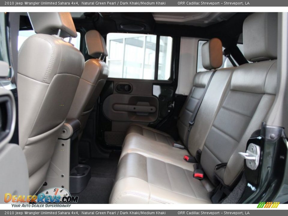 2010 Jeep Wrangler Unlimited Sahara 4x4 Natural Green Pearl / Dark Khaki/Medium Khaki Photo #23