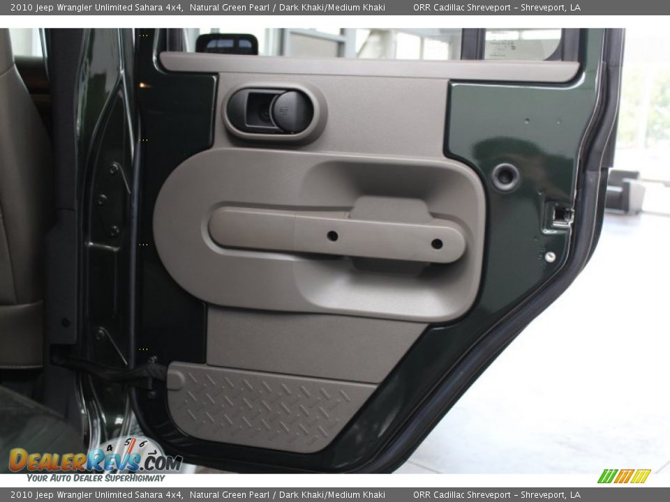 2010 Jeep Wrangler Unlimited Sahara 4x4 Natural Green Pearl / Dark Khaki/Medium Khaki Photo #24