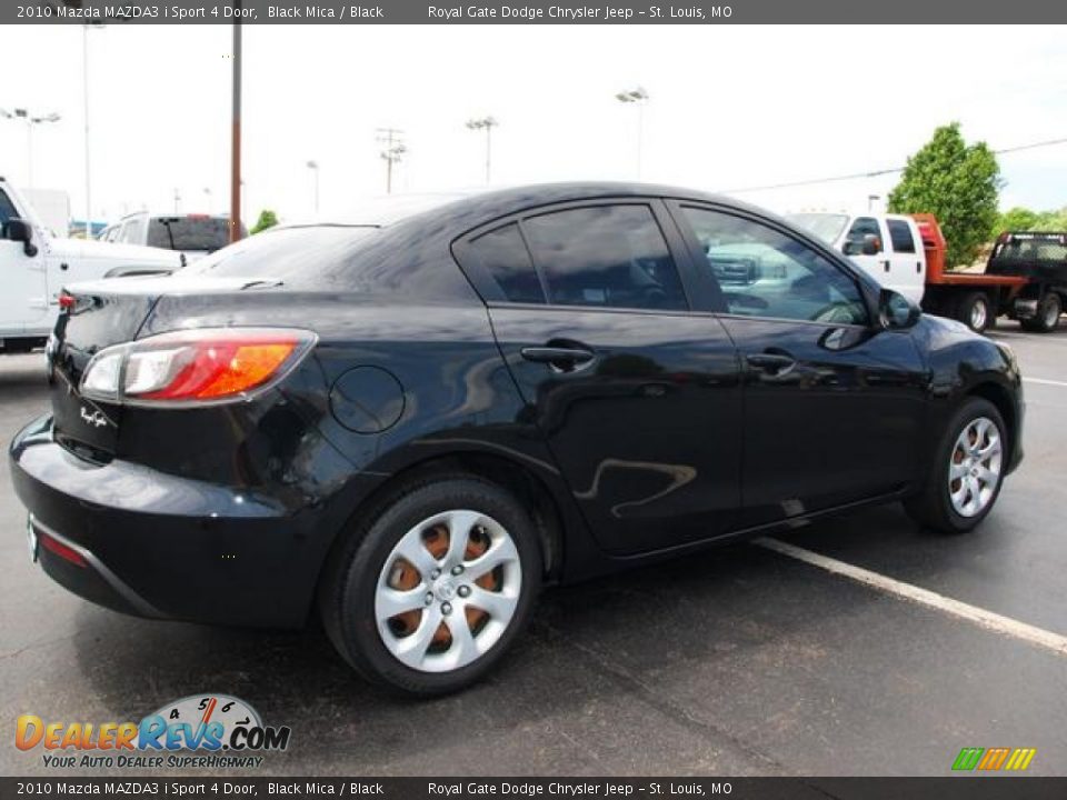 2010 Mazda MAZDA3 i Sport 4 Door Black Mica / Black Photo #3