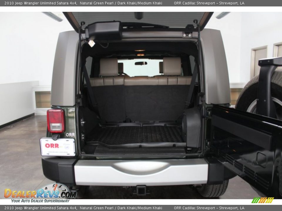 2010 Jeep Wrangler Unlimited Sahara 4x4 Natural Green Pearl / Dark Khaki/Medium Khaki Photo #26