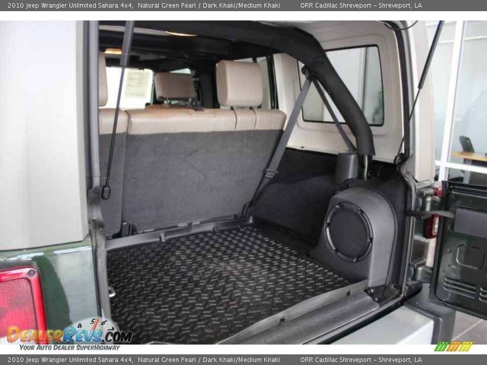 2010 Jeep Wrangler Unlimited Sahara 4x4 Natural Green Pearl / Dark Khaki/Medium Khaki Photo #27