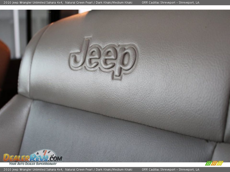 2010 Jeep Wrangler Unlimited Sahara 4x4 Natural Green Pearl / Dark Khaki/Medium Khaki Photo #31