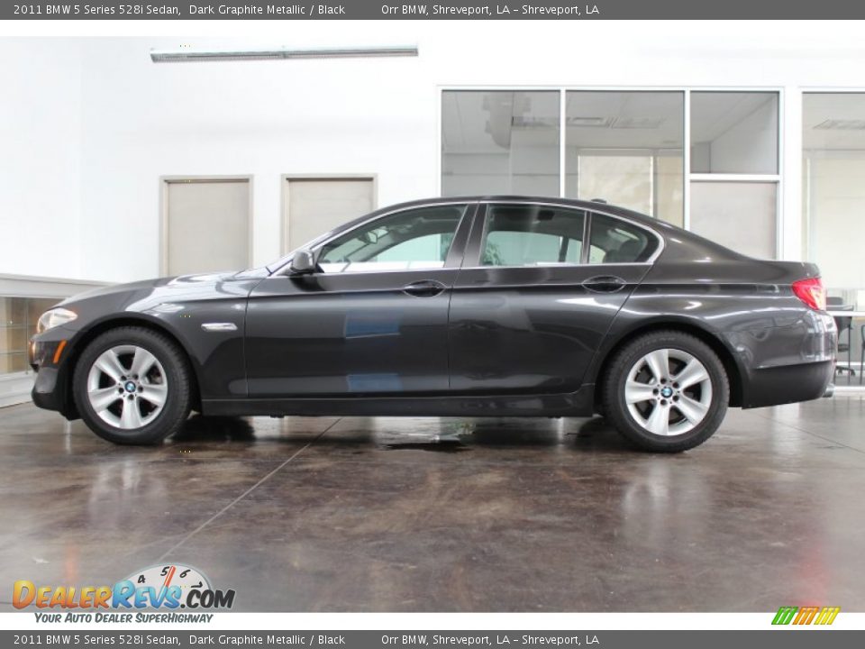 Dark Graphite Metallic 2011 BMW 5 Series 528i Sedan Photo #6