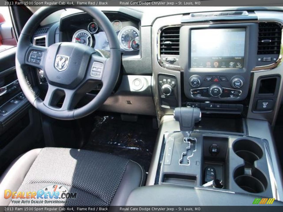 Dashboard of 2013 Ram 1500 Sport Regular Cab 4x4 Photo #5
