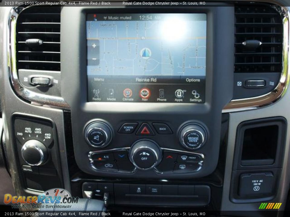 Controls of 2013 Ram 1500 Sport Regular Cab 4x4 Photo #7
