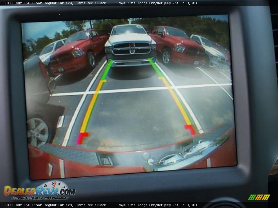 2013 Ram 1500 Sport Regular Cab 4x4 Flame Red / Black Photo #8