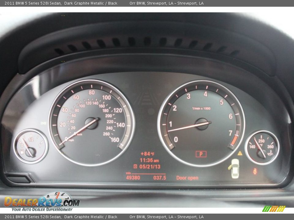 2011 BMW 5 Series 528i Sedan Gauges Photo #14