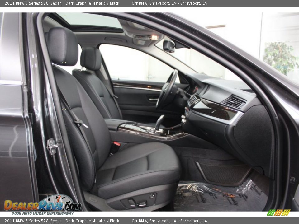 Black Interior - 2011 BMW 5 Series 528i Sedan Photo #18