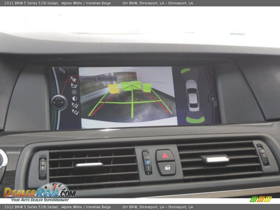 2012 BMW 5 Series 528i Sedan Alpine White / Venetian Beige Photo #28