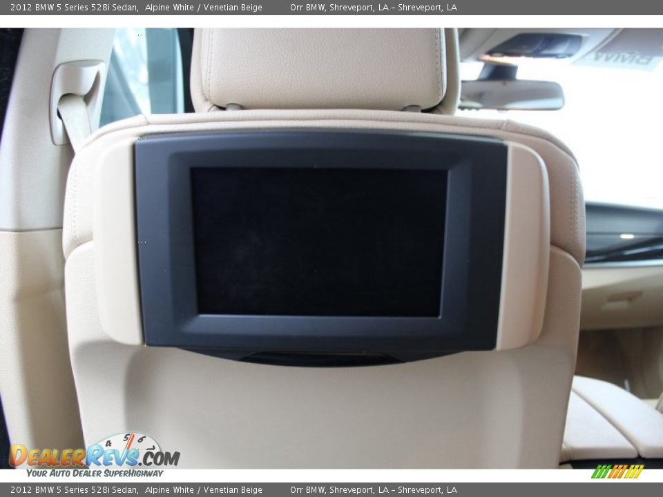 2012 BMW 5 Series 528i Sedan Alpine White / Venetian Beige Photo #29