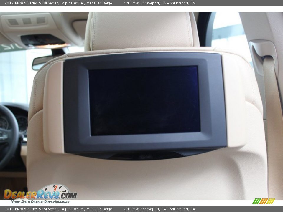 2012 BMW 5 Series 528i Sedan Alpine White / Venetian Beige Photo #30