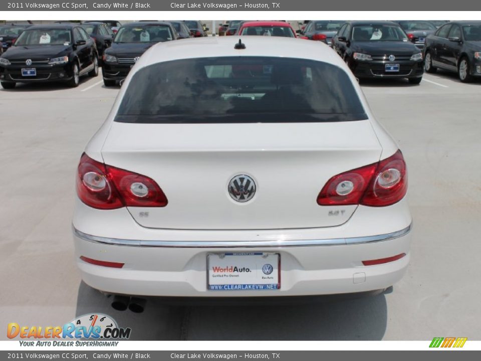 2011 Volkswagen CC Sport Candy White / Black Photo #8