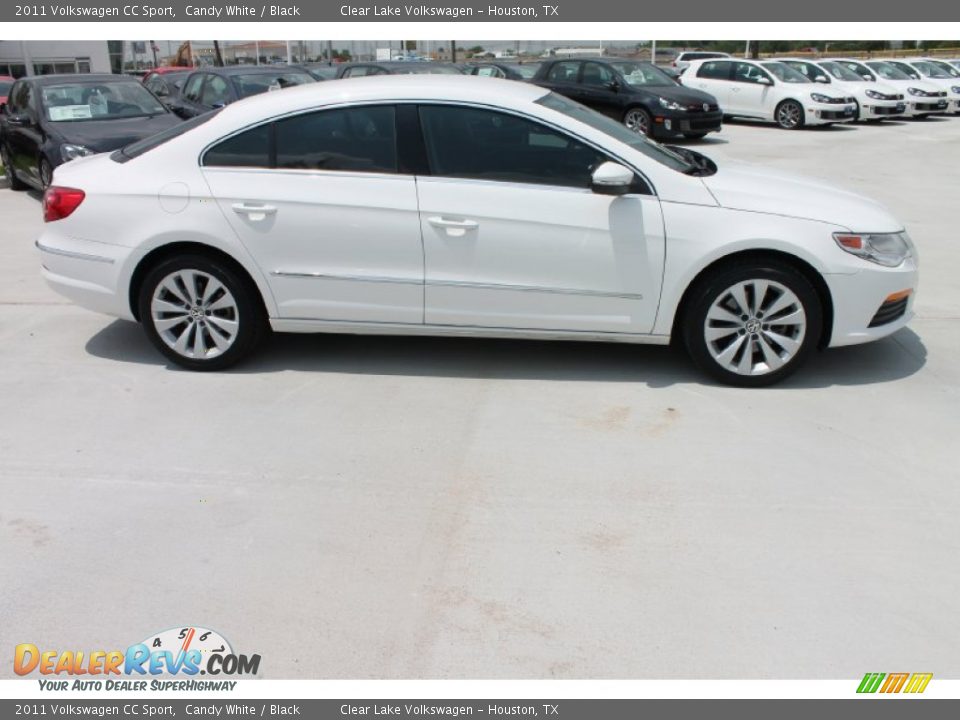 2011 Volkswagen CC Sport Candy White / Black Photo #11